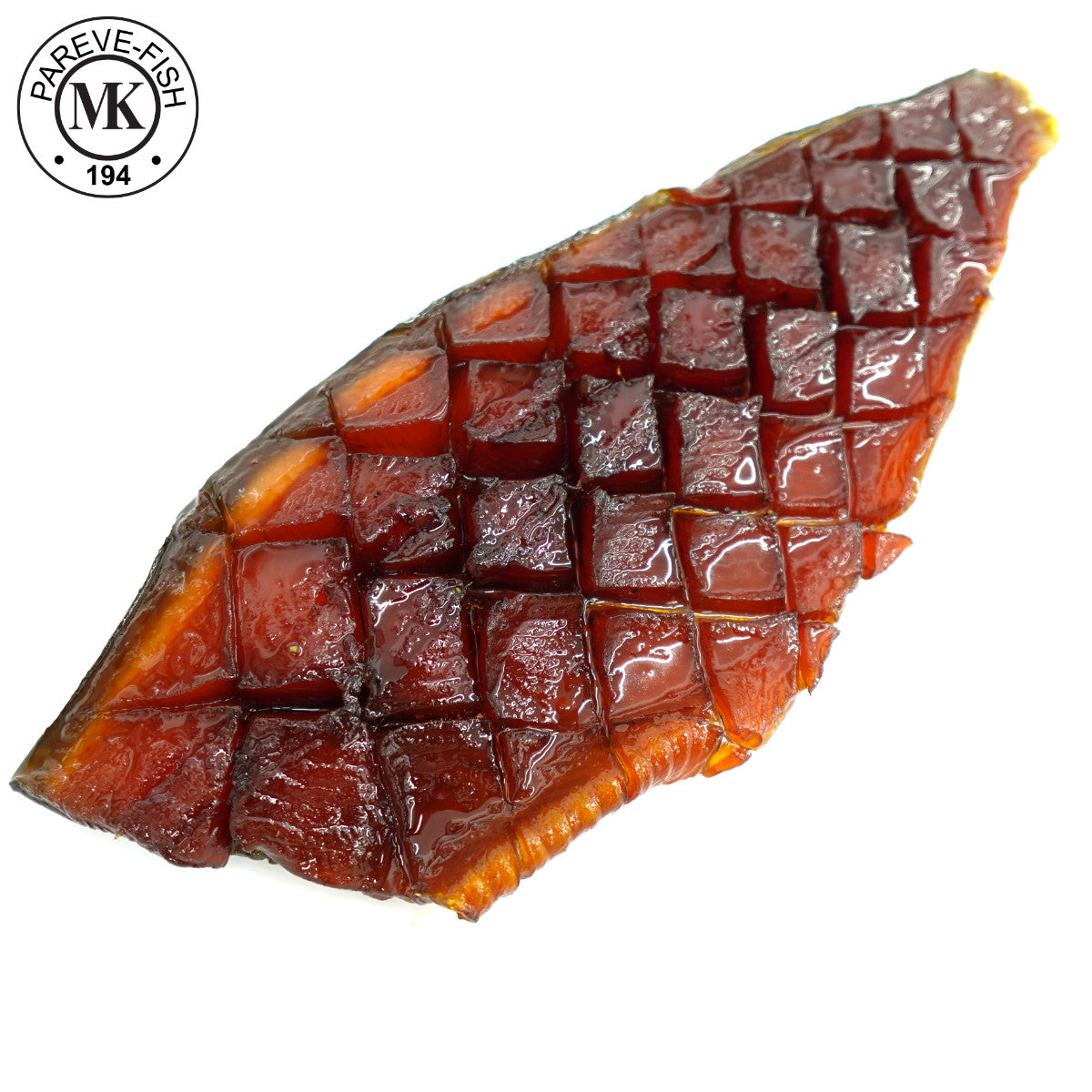 Premium Maple Candied Steelhead Yukola fillet with rich glaze and golden edges